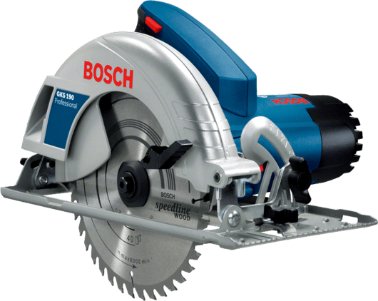 BOSCH Hand-Held Circular Saw, 190mm, 1400W, GKS190 Professional