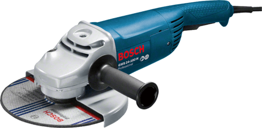 BOSCH Angle Grinder, 180mm, 2400W, GWS24-180H Professional