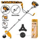 INGCO GBC5434421 Gasoline Grass Trimmer And Brush Cutter 1250W