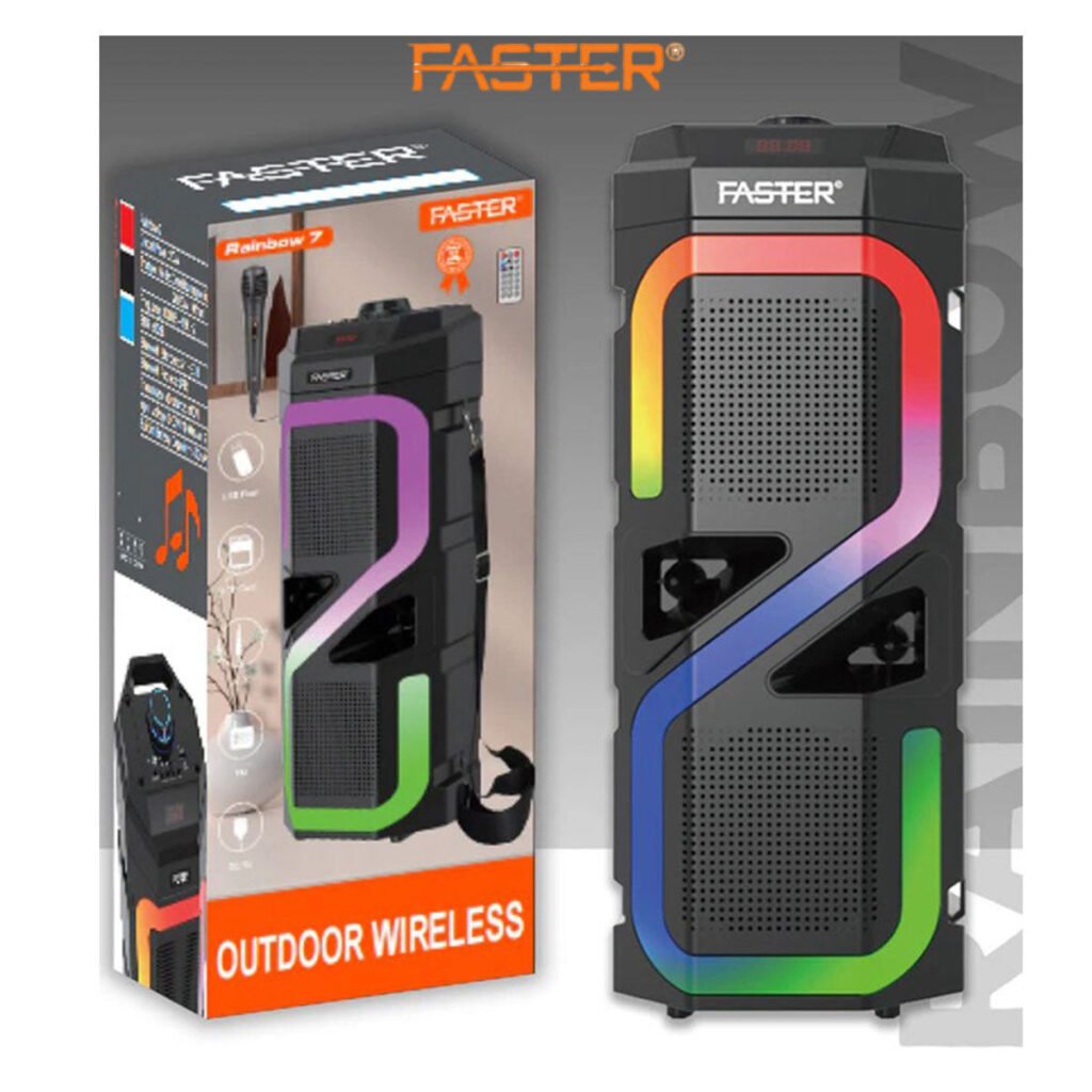 Faster RAINBOW-7 20w Bluetooth Speaker