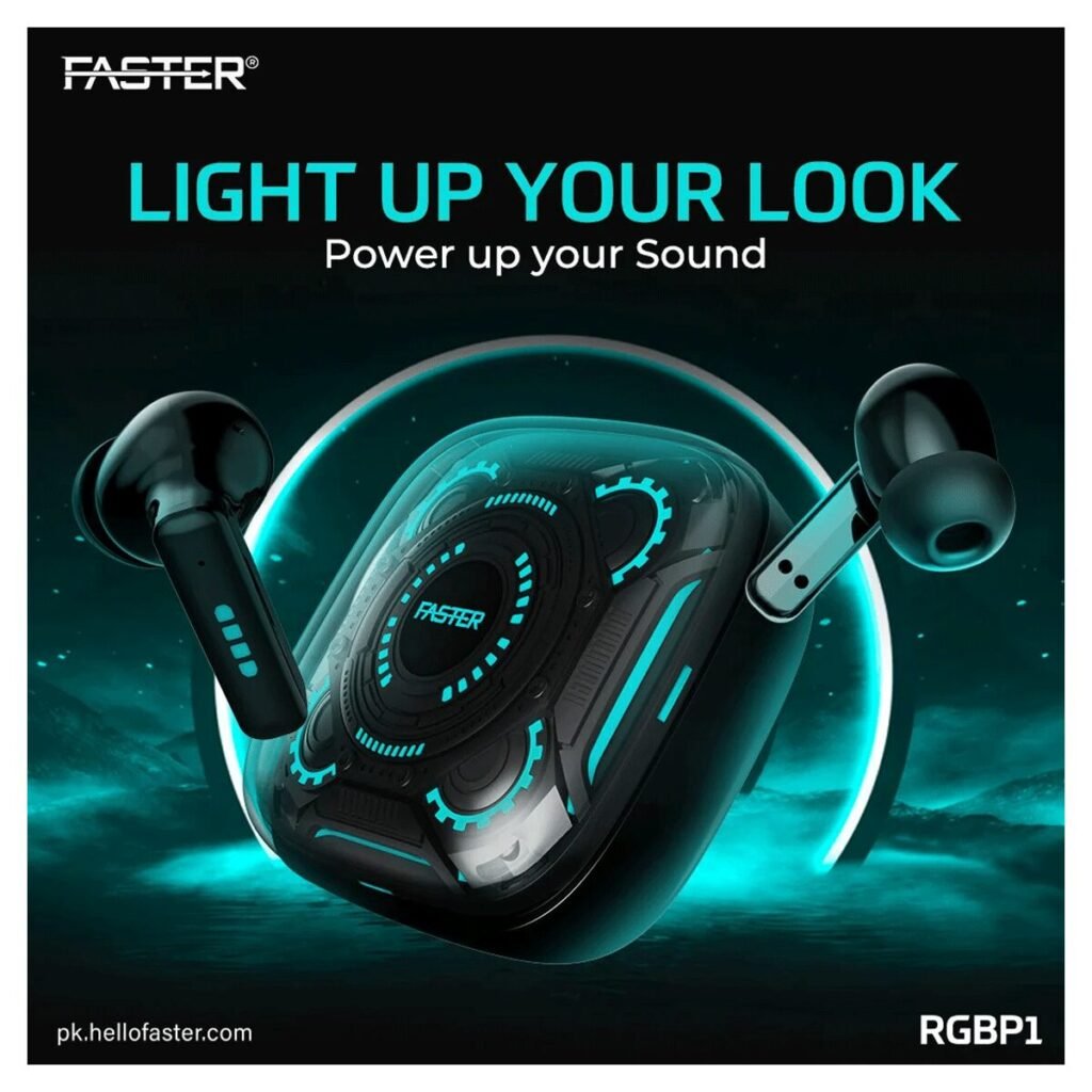 Faster RGBP1 Wireless Earbuds