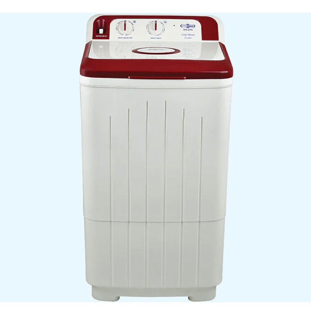 Super Asia SA-270 Fast Wash Crystal Single Tub Washing Machine
