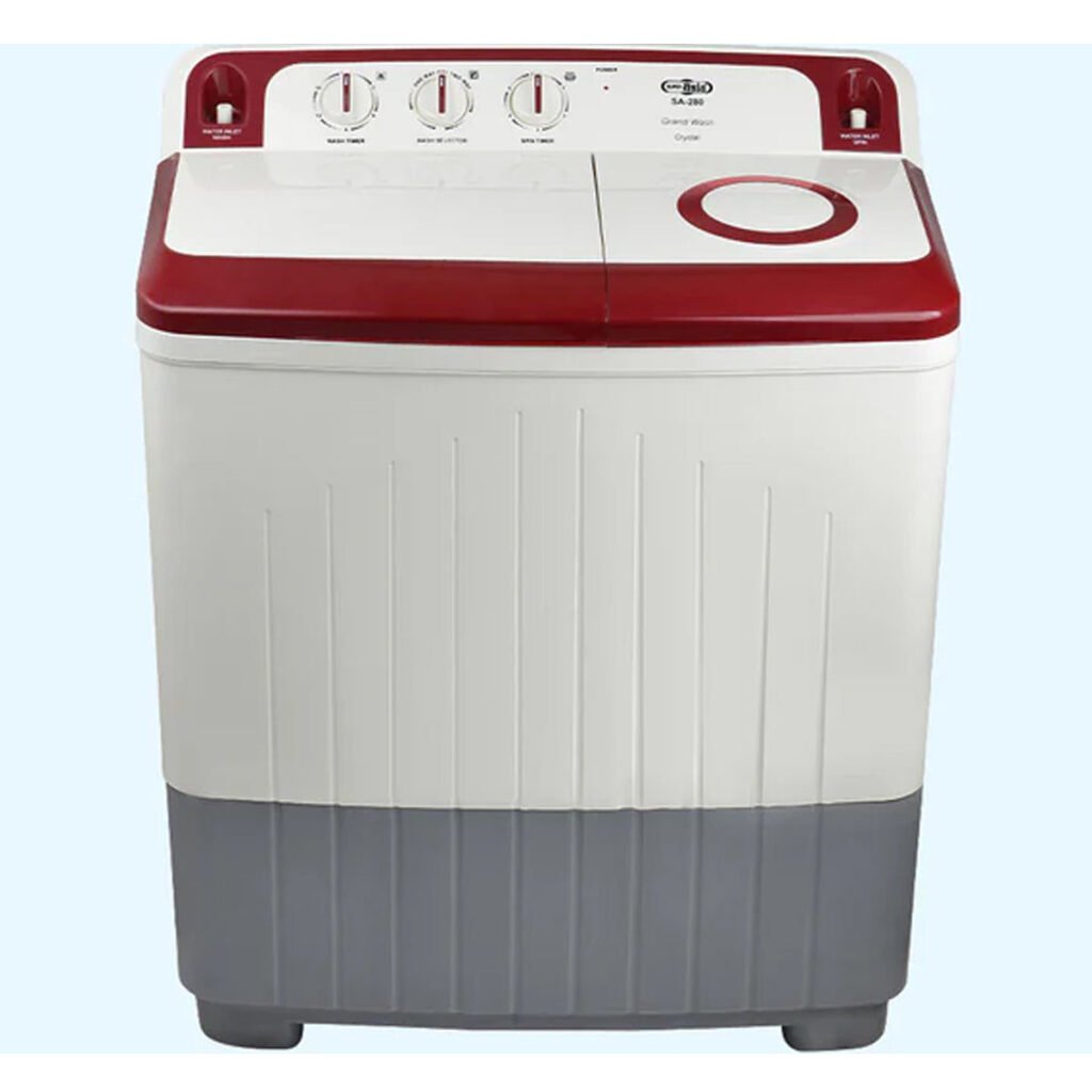 Super Asia SA-280 Grand Wash Crystal Washing Machine 10 kg