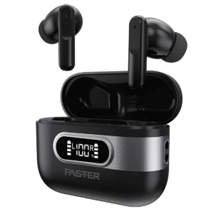 Faster Slick X Wireless Earbuds - Black