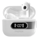 Faster Slick X Wireless Earbuds - White