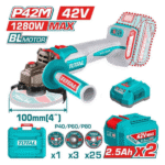 TOTAL 42v Cordless angle grinder TAGLI4128102