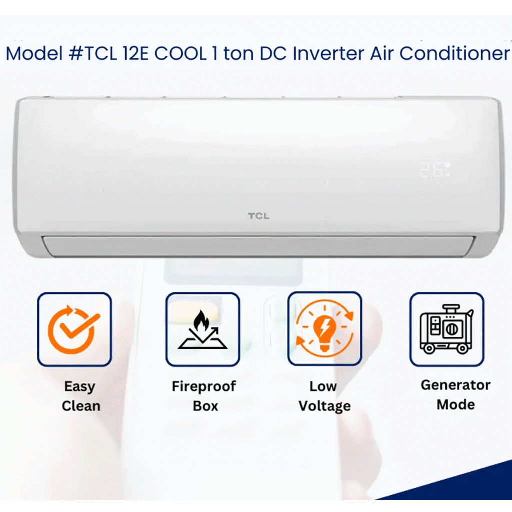TCL 12-E Cool DC Inverter Split AC 1 Ton