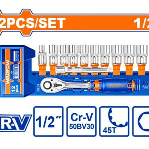 WADFOW 12 Pcs 1/2" socket set WST2212