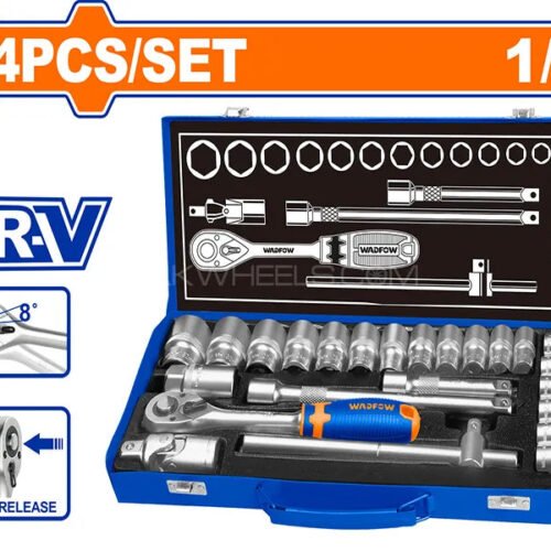 WADFOW 24 Pcs 1/2" socket set WST2L24