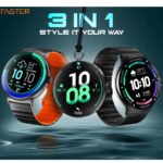 Faster NERV-WATCH-4-PRO-BLACK Smart Watch Black