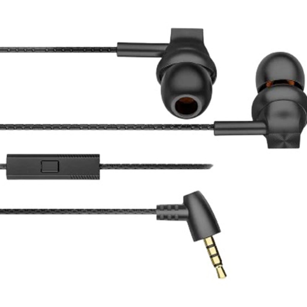 YOLO Y-25 Wired Stereo Earphones Black