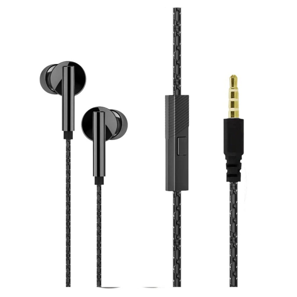 YOLO Y-22 Wired Stereo Earphones Black